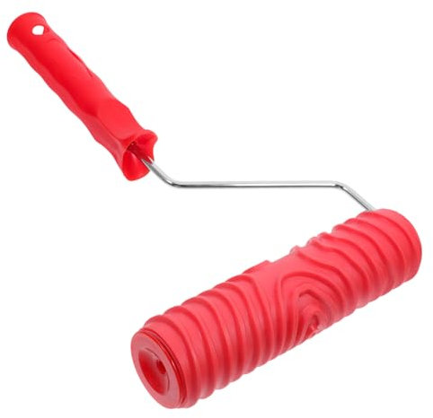 iplusmile 7-inch Pattern Paint Roller with Handle Textured Embossing Paint Roller for Wall Decoration Suitable for Home