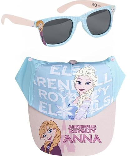 Gorra y Gafas de Sol Disney Set Infantil Original para Niñ@s Unisex - Disney Accesorios Verano Gafas Protección UV y Gorra Ajustable