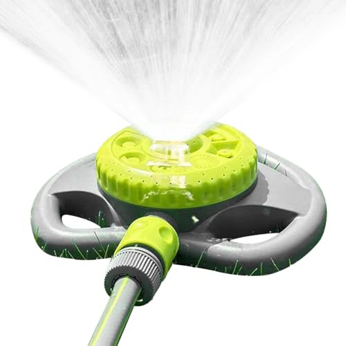 Tuxxjzm Aspersor de césped, aspersor automático para Patio, de riego de jardín, pulverizador Giratorio para Paisaje, Patio, Granja, Pasarela, Patio, Patio, Verduras, balcón, Flores, Plantas