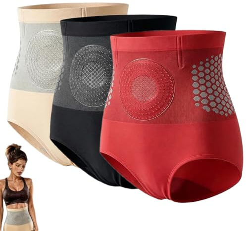 Genérico Pantalones Cortos Termogénicos para Esculpir Quemagrasas Pantalones Cortos Reductores 4 En 1 de Micropartículas Sculpting Shorts moldeadores de Cuerpo con Control de Barriga de Cintura Alta