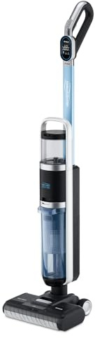 Trisa Saugwischer Kabellos 3-in-1 – Hartbodenreiniger & Nass Trockensauger, 35 Min für 120m², Selbstreinigung & Bürstentrocknung, 32V Akku, HEPA, Sprachassistent, Power Spray