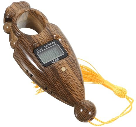 HOMSFOU 1 Stück Perlenzähler Gebetsperlen-Zählmaschine Anzahl Perlen Elektrische Drehwerkzeuge Buddhistisches Geschenk Digitales Tasbih Mit Rotierenden Perlen LCD-Display Perle