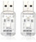OMCGG 2PCS LED LumièRe D'Ambiance Intérieure de Voiture, Universel Mini USB Lumières pour Auto 7 Couleurs Réglable pour Voitures Décoration de la Maison Camping Party