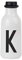Design Letters Persönliche Trinkflasche Weiß (K) | BPA-Frei | 500 ml | Tritan Wasserflasche im Nordisches Design | Auslaufsicher | Spülmaschinengeeignet | erhältlich von A-Z