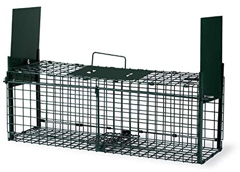TODOPETS Jaula Trampa Plegable 2 Puertas 19X62X21