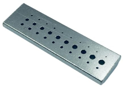 Amagogo Piquet de rivetage à 30 Trous, Outil d'horloger Professionnel Robuste pour Petites pièces, Outil de perçage de Trous, Outil de réglage, Taille