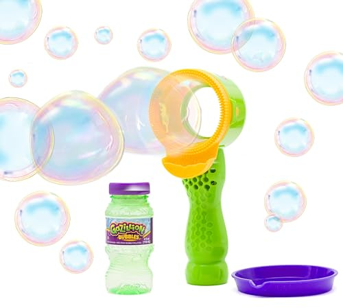 VorTech Gazillion Pistola per Bolle di Sapone | Ventilatore | Giocattoli e Regali per Asili, Giochi all'Aperto