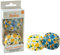 Decora 0339919 Paquete de 36 moldes línea Amalfi Limones Ø 50 x 32 mm, para hornear, presentar y regalar magdalenas, resisten hasta 220°, en cómodo blíster