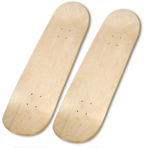 uyoyous Plateaux de Skateboard, Lot de 2 Planches de Skateboards 79 x 20 cm, Skate Board Adulte Vierges pour Enfants, Adultes, Filles, Garçons, Débutants et Professionnels