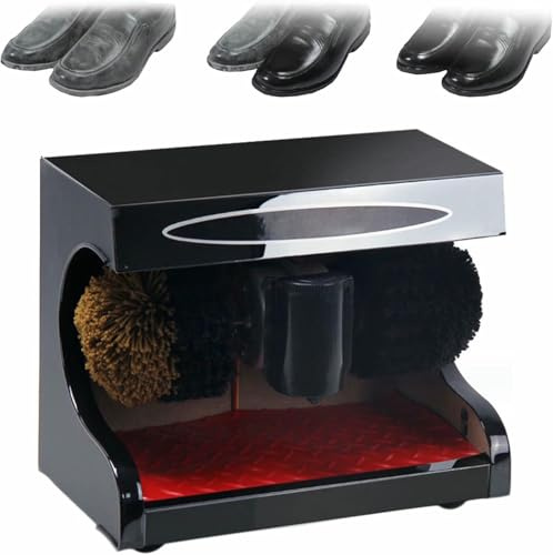 Electric Shoe Shine Machine, Automatic Shoe Polisher with Electric Brush, Quick and Efficient Cleaning and Polishing for All Types of Footwear