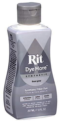 Rit DyeMore Flüssige Textilfarbe für synthetische Textilien, 207 ml, 13 Farben Grau