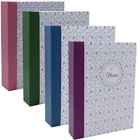 CPC Lot de 4 Albums Photos Viva à Pochettes 10x15 pour 200 Photos