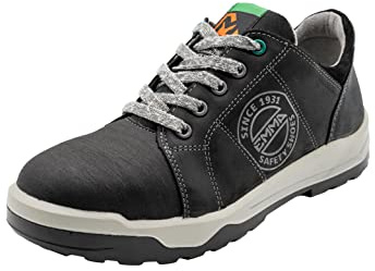 EMMA Safety MM98054948 Street Born Sicherheitsschuhe - Metallfreie Sicherheitsschuhe mit klassischem Sneaker-Design - Modell: Clay - EU Größe: 48 - Farbe: Schwarz