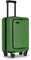 ETERNITIVE - Handgepäck Koffer I Reisekoffer aus ABS I Größe: 55 x 35 x 24,5 cm 40L I Koffer Leicht mit Rollen 360° I Hartschalenkoffer mit TSA-Schloss I Halterung für Handy und Getränk I Grün