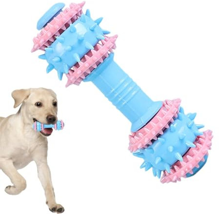 Tough Dog Toys - Hundezahnbürste Kauspielzeug | Hundezahnbürste Kauspielzeug Welpe Beiß und Hundeball rutschfeste Beißringe für Training, Spielen