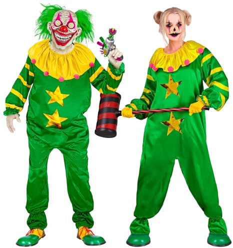 W WIDMANN MILANO Party Fashion - Costume Clown d'horreur de l'espace, combinaison, Clown tueur, déguisement Halloween