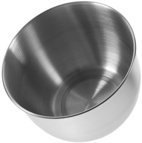 MOBUTOFU Ciotola per Impasto in Acciaio Inox 201 Ciotola per Mescolare Dolci e Insalate da 19 CM per Cucina Domestica e Preparazioni Alimentari