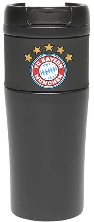 FC Bayern München Thermobecher I Coffee to go Becher I Schwarz I Fußball