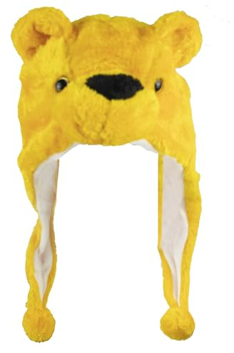 GLAMEXX24 Cappello in pelliccia animale con orecchie, cappellino animale, costume di carnevale, cappello cosplay