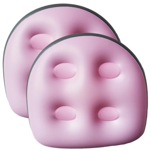 2 Piezas Asiento Elevador Inflable 18.5x14.6x5.9 '' Spa y Respaldo Asiento Inflable para Bañera de Hidromasaje con Ventosa Asiento para Bañera de Hidromasaje Asiento Elevador para Bañera de Hidromasa