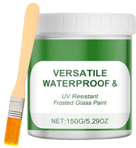 Pintura de vidrio esmerilado | Pintura en aerosol para vidrio esmerilado | Pintura translúcida para vidrio | Acabado de vidrio esmerilado | Barnices de vidrio impermeables a base de agua, protección
