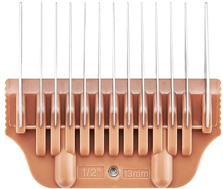 13MM 1/2Inch Pet Grooming Clipper Attachment Guard Comb, for Wide A5 Blades, Compatible with Andis, Conair, Wahl, Laube, Thrive, Bucchelli, or other A5 Series, Only Fit for 10W/15W/30W Wide Blade