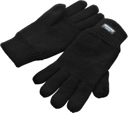 Bonnin Men’s Winter Gloves – 3M Thinsulate Thermal Lined Black Gloves for Cold Weather, Outdoor Work, Driving & Everyday Wear