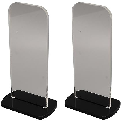 2-pack Boxningshandskställ, Boxningshandskar i Akryl, Vertikal Boxningshandskhållare, Samlingsdisplayställ för Boxningshandske, Basebollvante, 3,1x2,0x5,9 Tum (Svart)