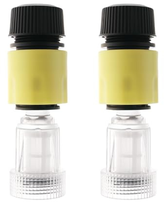 SG Store 2 adaptadores de lavadora de alta presión para lavadora de coche, filtro de agua de 3/4 pulgadas, compatible con Black & Decker de 2.5 x 1.2 x 0.6 pulgadas, 2.2 x 1.3 pulgadas