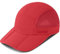 GADIEMKENSD Folding Running Men Hat Long Brim Golf Hats Quick Dry Baseball Caps Unstructured Breathable Light Cooling Cap Adjustable Trucker Hat for Outdoor Sport Hiking Workout Gym Travel Red
