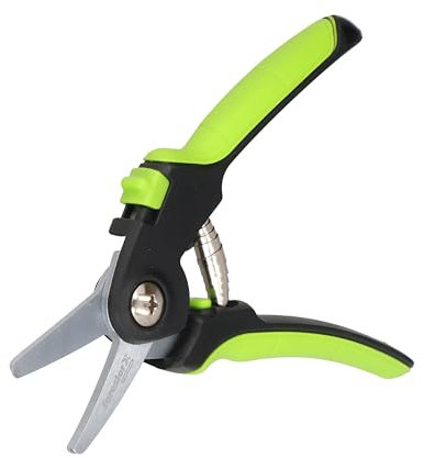 MIVOS Sécateur avec lame en acier SK5 tranchante - 200 mm - Sécateur pour fleurs, jardin, fleuristerie - Sécateur confortable, sécateur - Sécateur universel