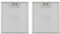 AllSpares Metallfilter (2x) für Dunstabzugshauben geeignet für Klarstein 10030465 (260x230x8mm)