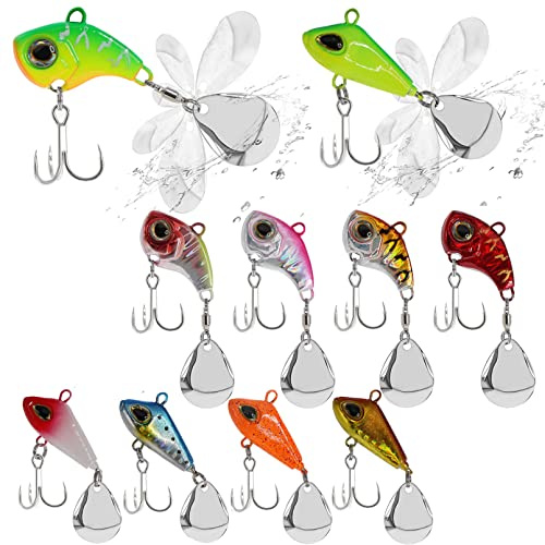 Cebo para lucioperca, 10 unidades, para pesca de lucioperca, lucio, perca (7 g, A)