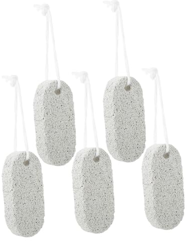 DOITOOL Jouets À Mâcher pour Lapin Et Hamster Pierre Molaire Volcanique 5 Pièces Soins Dentaires Petits Animaux 3.6X1.7X0.6 Pouces