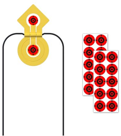 Cible à Double réaction, Auto-cicatrisante et réinitialisable, cibles de tir pour Carabine, Pistolet, Pistolet à air comprimé, Arme de Poing