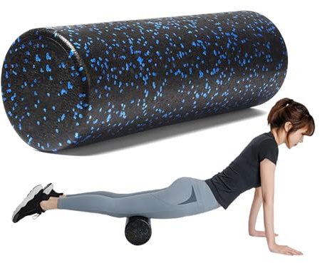 Rullo posteriore in schiuma, rullo in schiuma da viaggio leggero, rullo in schiuma per esercizi, rullo versatile per pilates, strumento di allenamento per l'equilibrio yoga, attrezzatura per pilates