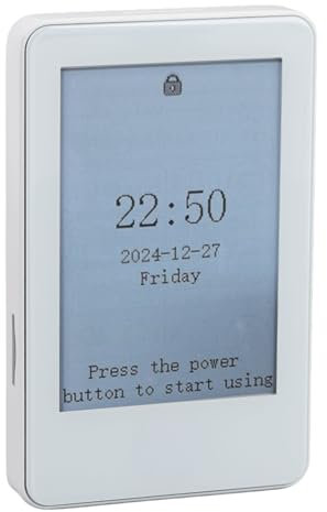 Lector de Libros Electrónicos Pequeños de 2.7 Pulgadas, Lector de Pantalla de Tinta con Pantalla Táctil, con Reproductor de MP3, Se expandió hasta 128 GB