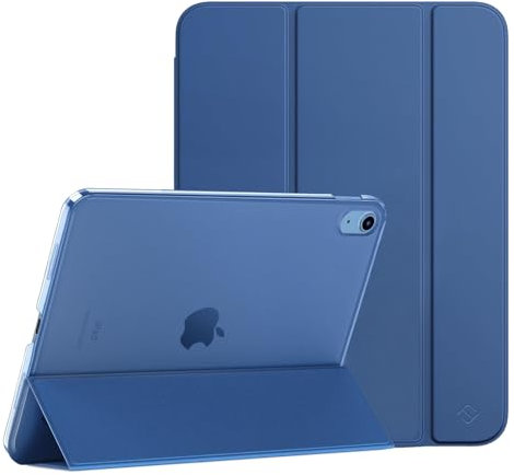 Fintie Hülle für iPad 11. Generation 2025 11 Zoll (A16), iPad 10. Generation 10.9 Zoll 2022 - Ultradünn Schutzhülle mit transparenter Rückseite Abdeckung Case Cover, Auto Schlaf/Wach, Navy