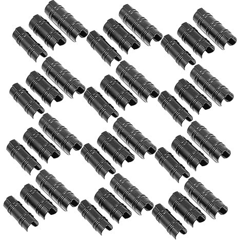 Happyyami Set 60 Morsetti in Lega per Pellicola Serra, Clip Fissaggio Rete e Film per Tubi 20-25mm, Accessori per Compressione Pellicola Tunnel, Resistente e Adatto per Serre da Giardino