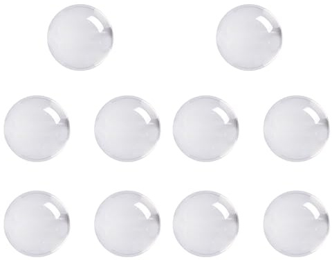 Akfldms 10X Sfera di di Vetro Trasparente Un Colori Sfera Curativa Fotografia Oggetti di Scena Palla Decor 50Mm
