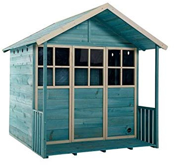 Plum Deckhouse Wooden Playhouse Teal