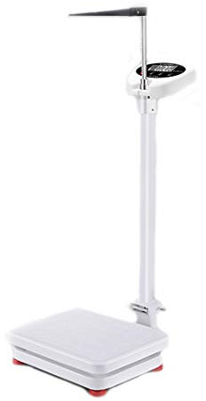 SYTH Digitale Personenwaagen für Ärzte, mechanische Körperwaage, Standwaage mit faltbarem Gesundheitsmesser, Gewichtswaage, 180 kg / 190 cm