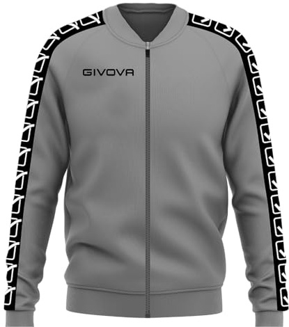 givova Giacca College Band Chaqueta, Hombre, Gris, S