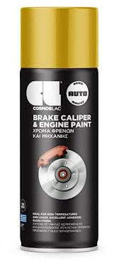 COSMOS LAC Spray Pintura Pinzas De Freno Y Motor Amarillo N702 400 Ml