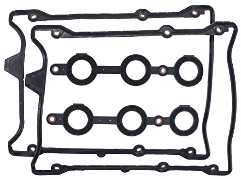 Ventildeckeldichtung Satz Zylinderkopfhaube Dichtung Zylinderkopfabdeckung Ventilabdeckung Dichtungssatz für Superb für Passat B5 B5.5 A4 B5 8D B6 8E 8H A6 C4 4A C5 4B A8 D2 4D Allroad C5 2.4 2.7 2.8