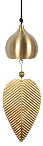 Small snail Japanische Windspiel Vintage Kupfer Windglocke Hängendes Ornament Garten Windspiel Klassische Antike Glocke für Gehweg Garten Hof Terrasse, Wassertropfen