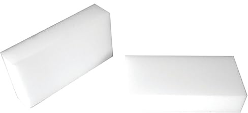 Magic Foam Eraser Sponge for Leather Seats, Plastic, Vinyl, Windshields - Multi-Surface Cleaning Tool Removes Dirt, Grime, Scuff Marks, and Road Film - Compact 2.5 x 4.75 Size - Pack of 36