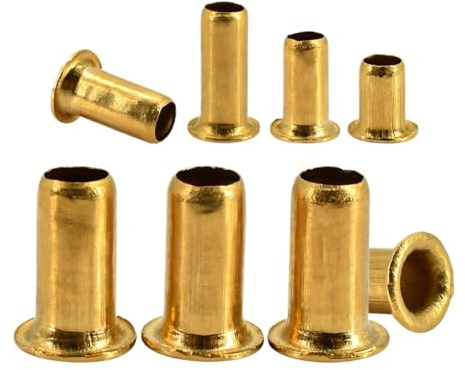 Rivetti cavi, rivetti cavi in rame, rivetti tubolari, chiodi for circuiti stampati, PCB M1.3 M1.5 M1.7 M2 M2.3 M2.5 M3 M4 M5 M6 (5 mm (200 pezzi), M2.5)(3mm (800pcs),M1.3)