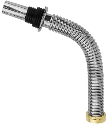 Bathroom 40/60cm Stainless Steel Sink Siphon Waste Drain Flexible Pipe Hose Bathroom Kitchen Drains Strainers Accessories(40cm)
