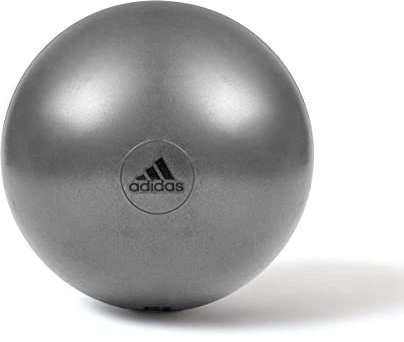 adidas Gymnastikball, Trainingsball, Sitzball inklusive Luftpumpe - Grau, 55cm